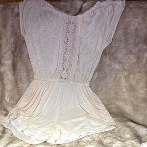 Cream colored SABO Skirt Romper in Size 4.